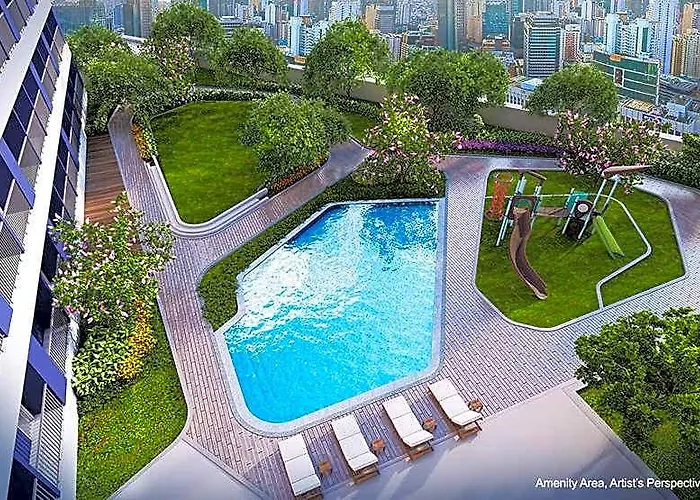 Fully Furnished 1 Bedroom With Balcony In Air Residences Makati Philippines